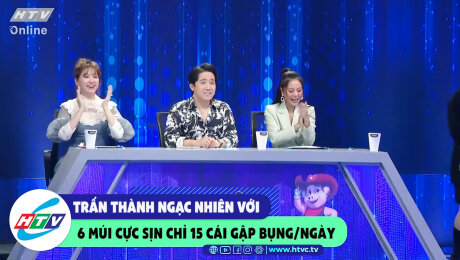 Xem Show CLIP HÀI Trấn Thành ngạc nhiên với 6 múi cực sịn chỉ 15 cái gập bụng/ngày HD Online.
